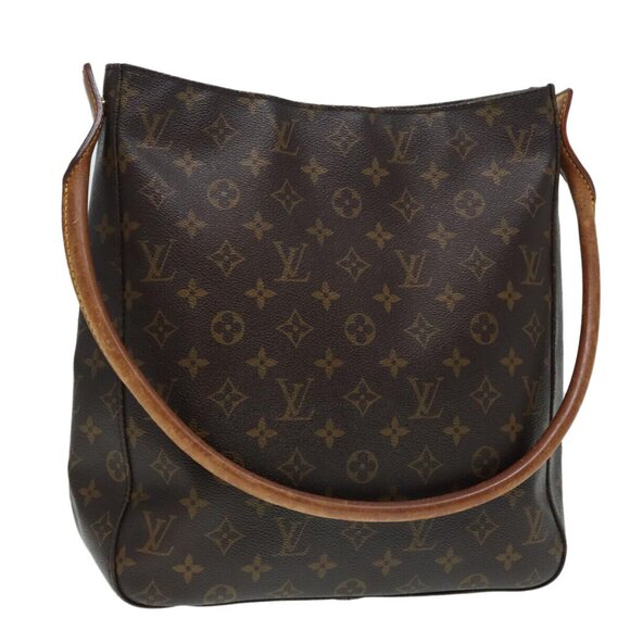 LOUIS VUITTON Monogram Looping GM Shoulder Bag M51145 LV Auth 87585 - Picture 1 of 16